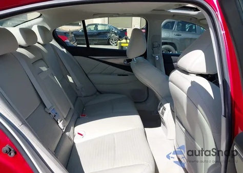 2017 Infiniti Q50 Red Sport 400 из США, поврежденный, VIN JN1FV7AP9HM850474